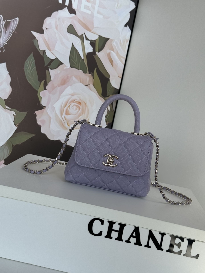 Ch**el top handle bags